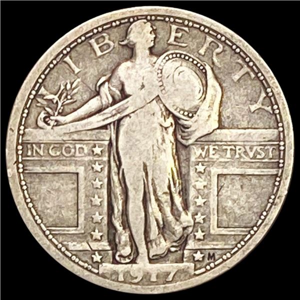 1917 Standing Liberty Quarter NICELY CIRCULATED