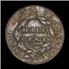 Image 2 : 1828 Classic Head Half Cent LIGHTLY CIRCULATED
