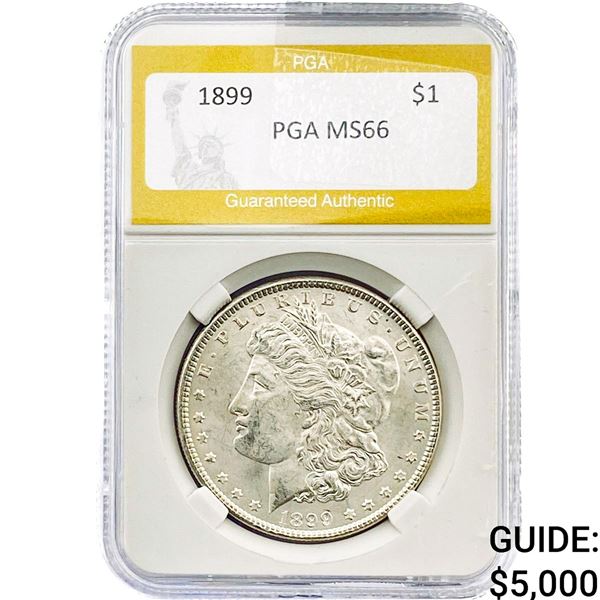 1899 Morgan Silver Dollar PGA MS66