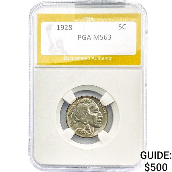 1928 Buffalo Nickel PGA MS63