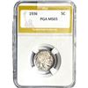 Image 1 : 1936 Buffalo Nickel PGA MS65