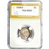 Image 1 : 1938-D Buffalo Nickel PGA MS65