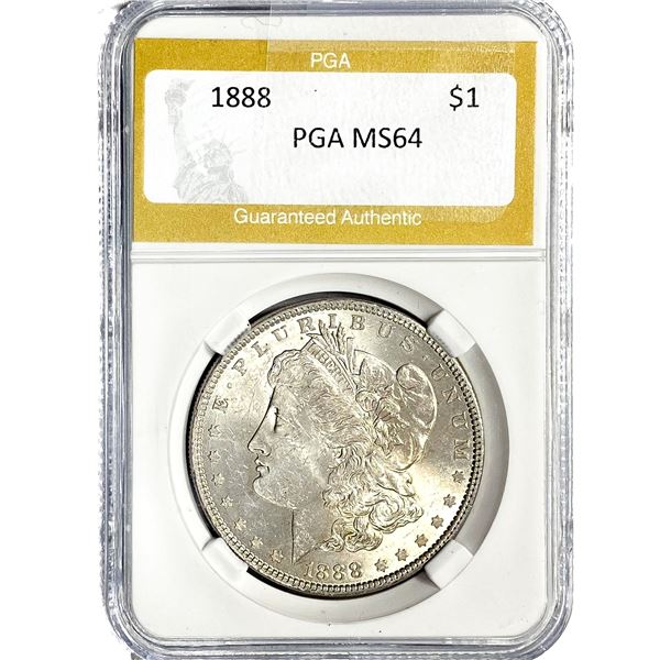 1888 Morgan Silver Dollar PGA MS64