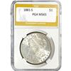 Image 1 : 1881-S Morgan Silver Dollar PGA MS65