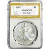 Image 1 : 1987 Silver Eagle PGA MS70