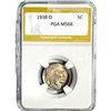 Image 1 : 1938-D Buffalo Nickel PGA MS66