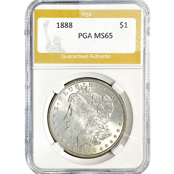 1888 Morgan Silver Dollar PGA MS65