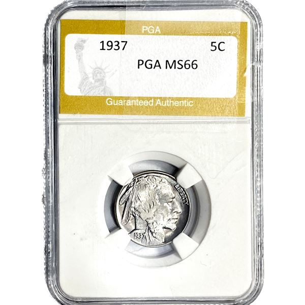 1937 Buffalo Nickel PGA MS66