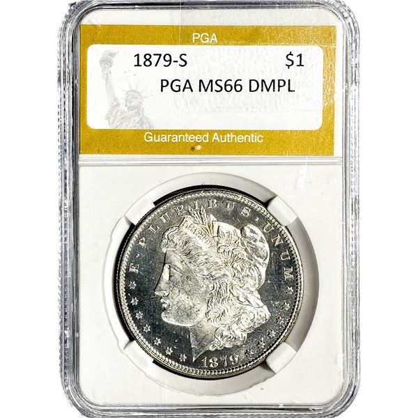 1879-S Morgan Silver Dollar PGA MS66