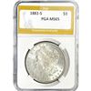 Image 1 : 1881-S Morgan Silver Dollar PGA MS65