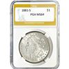 Image 1 : 1881-S Morgan Silver Dollar PGA MS64