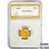 Image 1 : 1903 $2.50 Gold Quarter Eagle PGA MS65