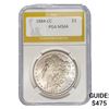 Image 1 : 1884-CC Morgan Silver Dollar PGA MS64