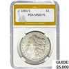 Image 1 : 1901-S Morgan Silver Dollar PGA MS60 PL