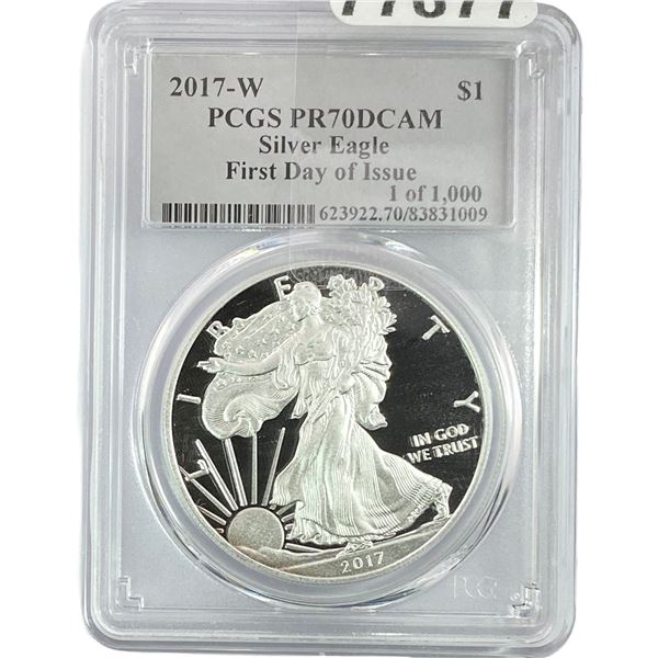 2017-W Silver Eagle PCGS PR70 DCAM