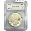 Image 1 : 1921 Morgan Silver Dollar ICG MS63