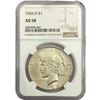 Image 1 : 1926-D Silver Peace Dollar NGC AU58
