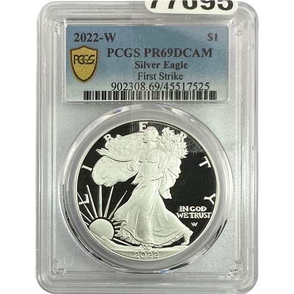 2022-W Silver Eagle PCGS PR69 DCAM