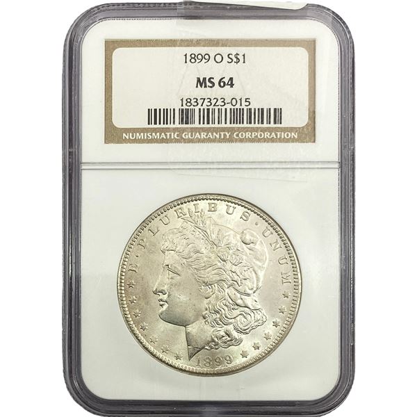 1899-O Morgan Silver Dollar NGC MS64