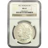Image 1 : 1921 Morgan Silver Dollar NGC MS63