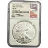 Image 1 : 2017 Silver Eagle NGC MS70 First Day of Issue