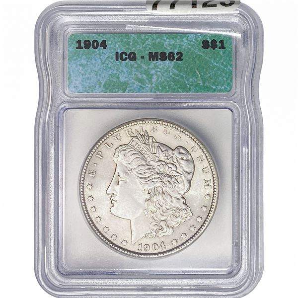 1904 Morgan Silver Dollar ICG MS62