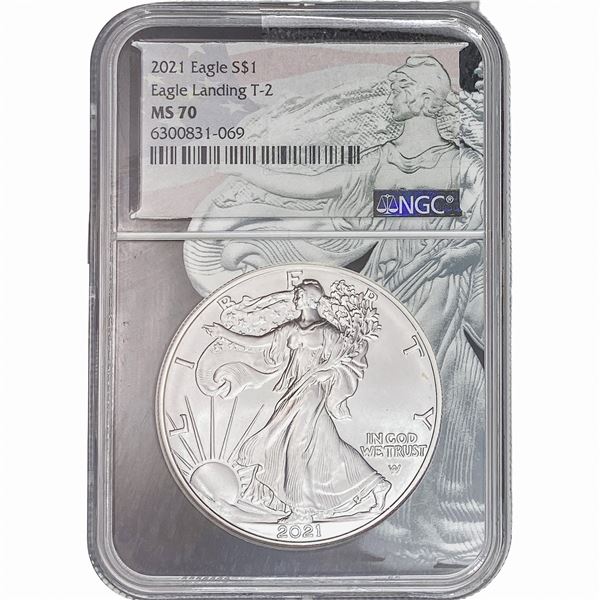 2021 Silver Eagle NGC MS70