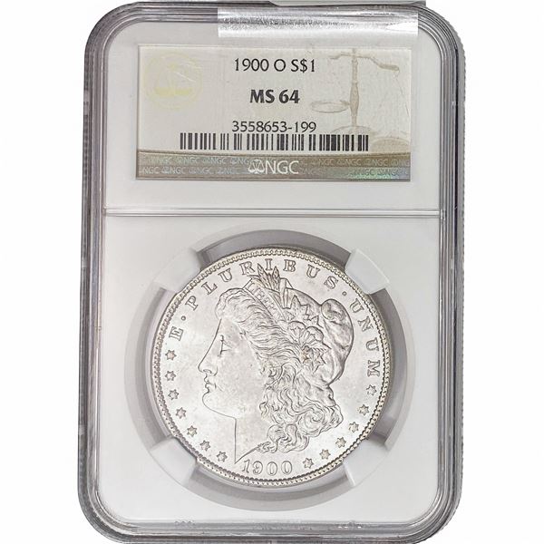 1900-O Morgan Silver Dollar NGC MS64