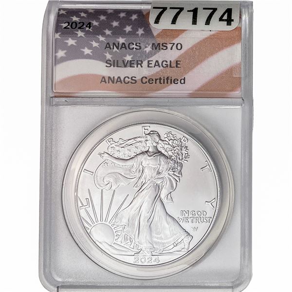 2024 Silver Eagle ANACS MS70