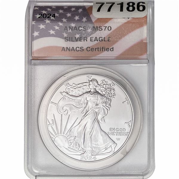 2024 Silver Eagle ANACS MS70