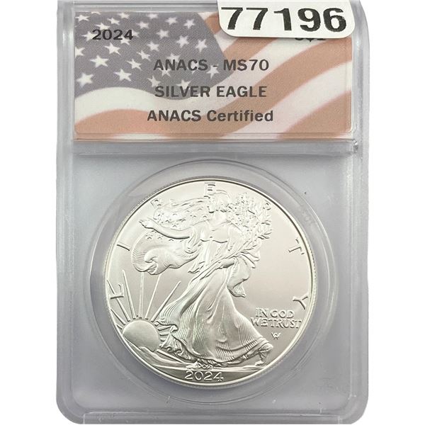 2024 Silver Eagle ANACS MS70
