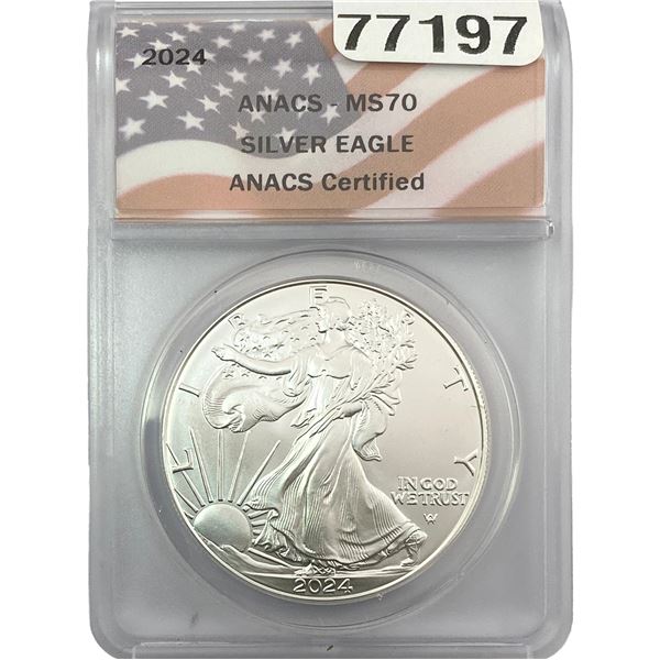 2024 Silver Eagle ANACS MS70