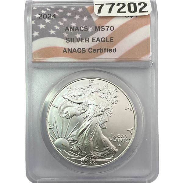 2024 Silver Eagle ANACS MS70