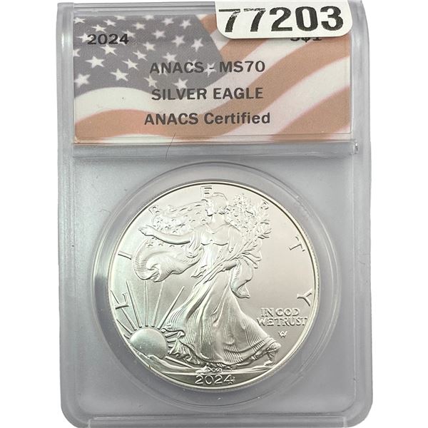 2024 Silver Eagle ANACS MS70