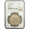 Image 1 : 1921 Silver Peace Dollar NGC AU55