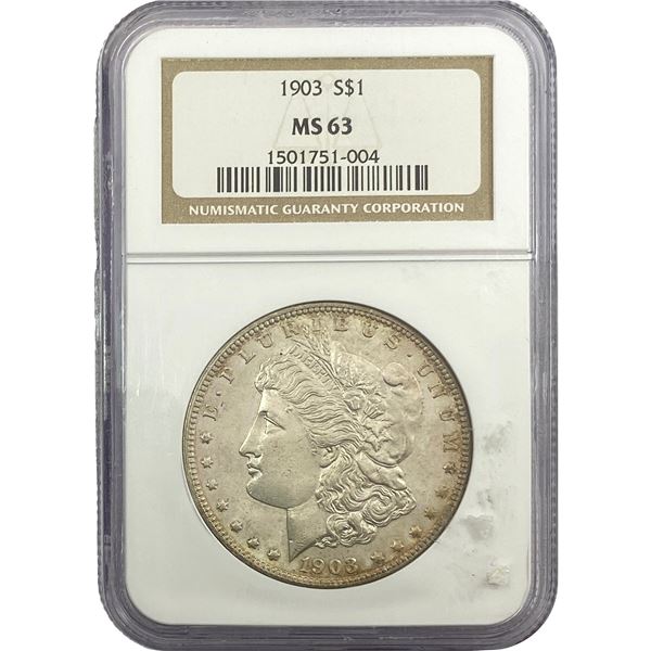 1903 Morgan Silver Dollar NGC MS63