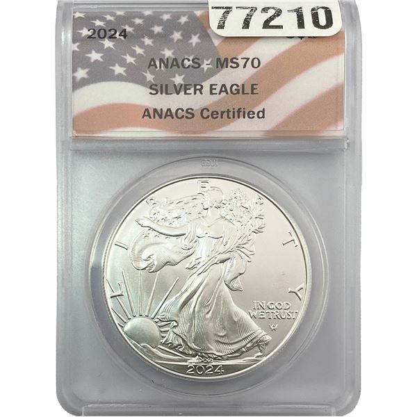 2024 Silver Eagle ANACS MS70