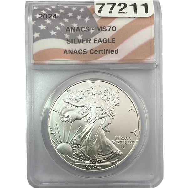 2024 Silver Eagle ANACS MS70