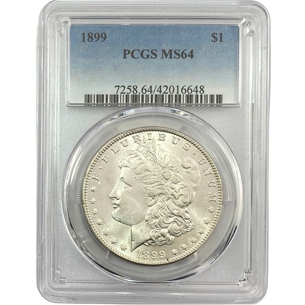 1899 Morgan Silver Dollar PCGS MS64