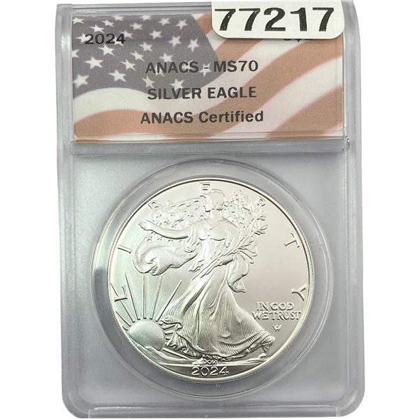 2024 Silver Eagle ANACS MS70