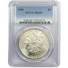 Image 1 : 1896 Morgan Silver Dollar PCGS MS65+