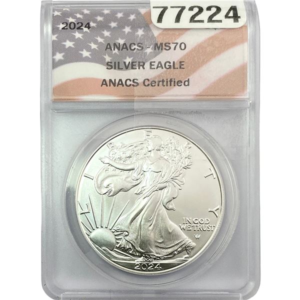2024 Silver Eagle ANACS MS70