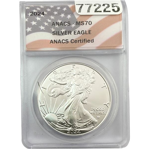 2024 Silver Eagle ANACS MS70