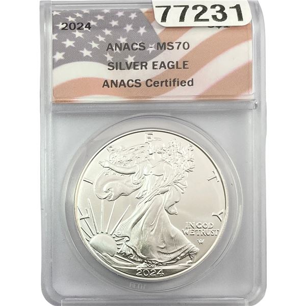 2024 Silver Eagle ANACS MS70