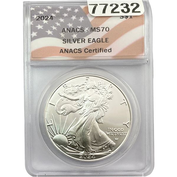 2024 Silver Eagle ANACS MS70