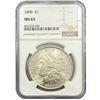 Image 1 : 1890 Morgan Silver Dollar NGC MS63