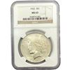 Image 1 : 1922 Silver Peace Dollar NGC MS63