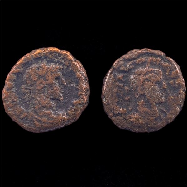 [2 Coins] Roman Egypt 235-284 AD BI Tetradrachm NEARLY UNCIRCULATED