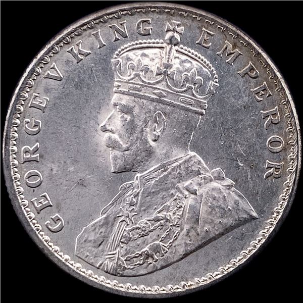 1919 British-India Silver Rupee UNCIRCULATED