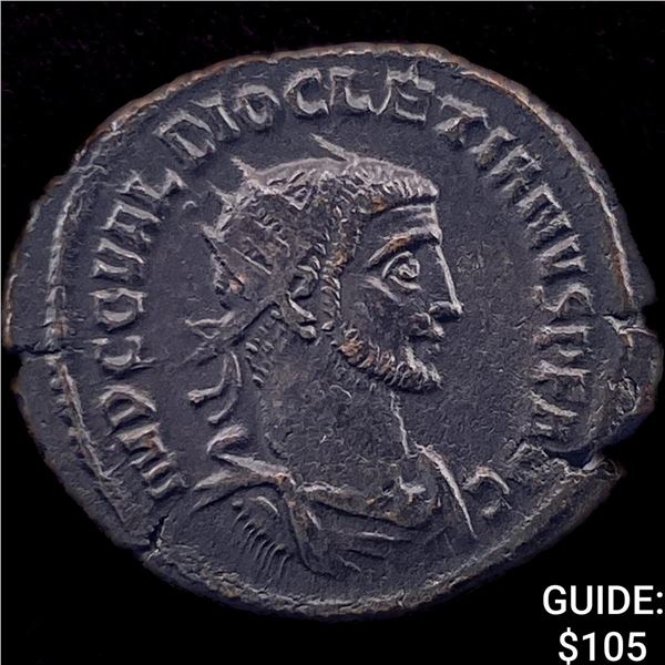 Roman Dioletian 284-305 AD BI Nummus CHOICE AU